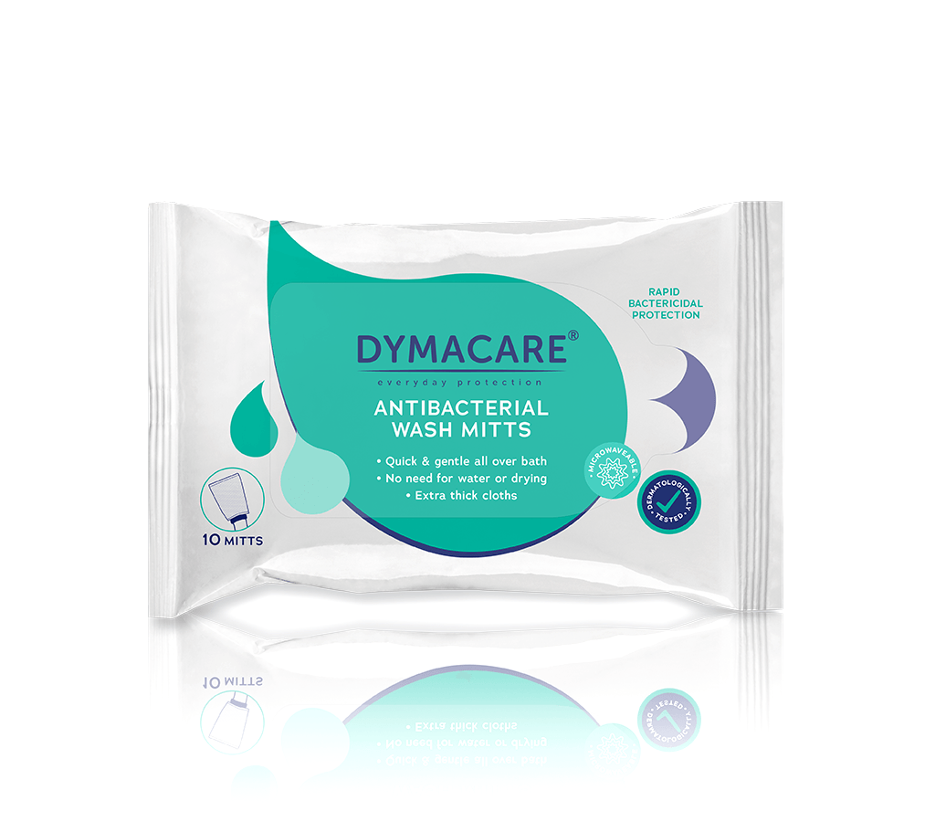 Dymacare® Antibacterial Wash Mitts